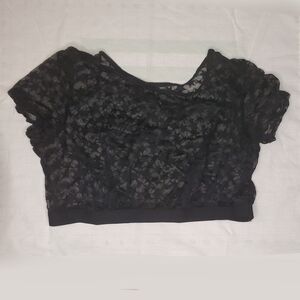Torrid Star Mesh Crop Top Sz1 1x